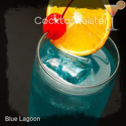 Blue Lagoon cocktail